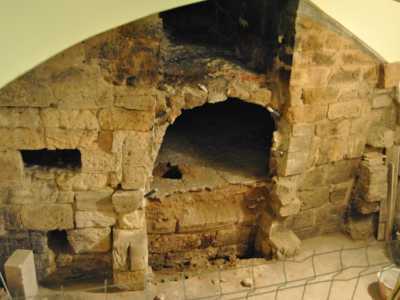 L'antico forno di epoca rinascimentale attualmente in fase di restauro